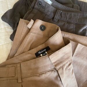 Madewell Woman Tan and Brown